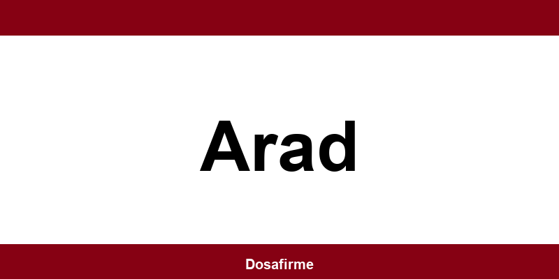 Program și date de contact ONRC Arad (Registrul Comerțului)