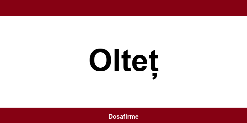 Program și date de contact ONRC Olteț (Registrul Comerțului)