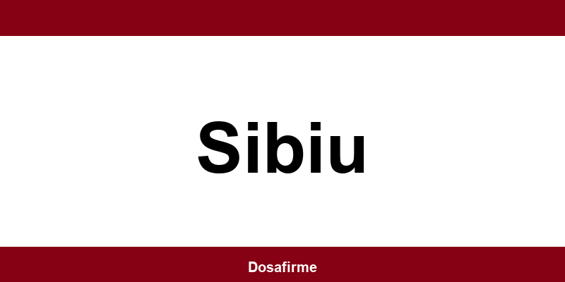 Program și date de contact ONRC Sibiu (Registrul Comerțului)